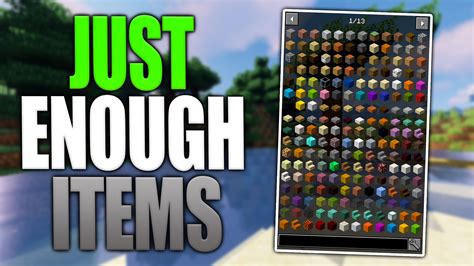 just enough items 1.12.2